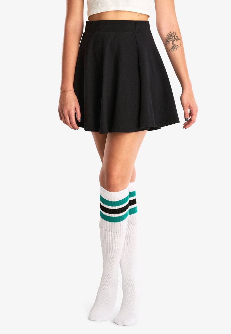 Skatersocks INCH TUBE - Kniestrümpfe - white/teal/black/grün