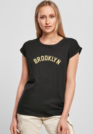 Print T-shirt - black