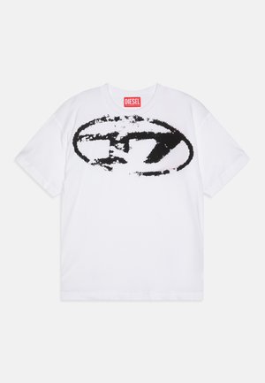 TBOXTN14 OVER UNISEX - T-shirt imprimé - bianco