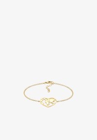 Ej vald, gold-coloured