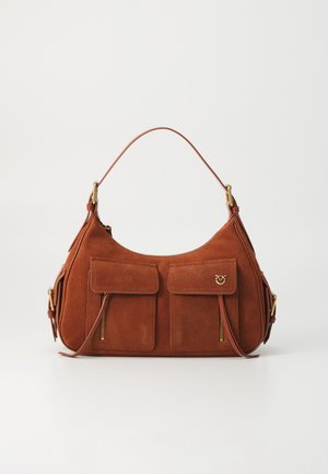CARGO BAG MAXI - Handtas - light brown/antique gold-coloured