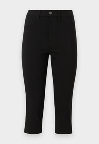 PCSKINWEAR CAPRI PANTS - Auduma bikses - black