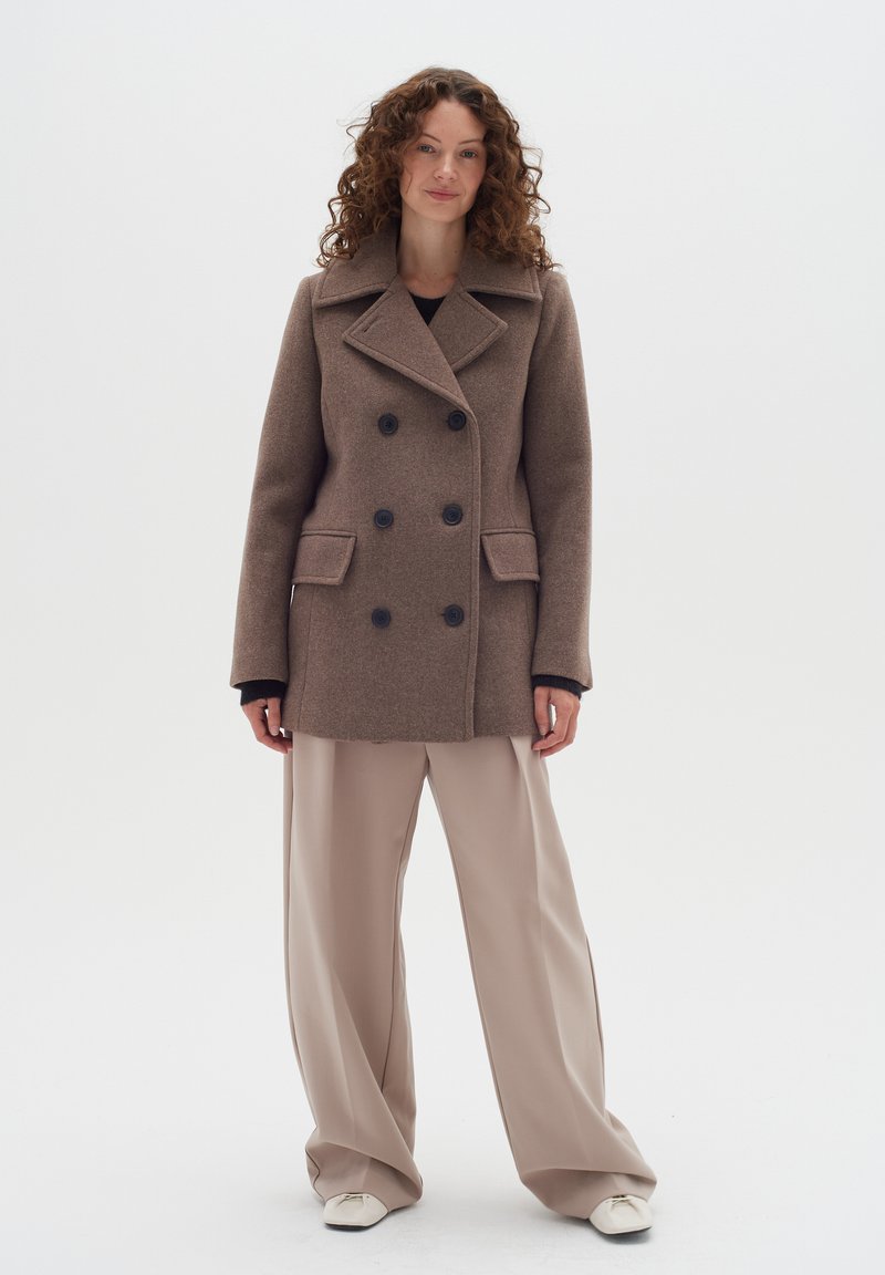InWear PERRYIW SAILOR - Kurzmantel - mocha grey melange/beige 