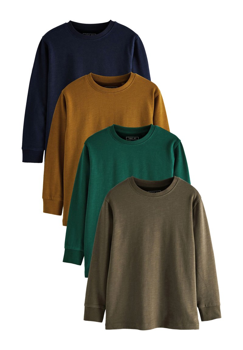 Next 4 PACK LONG SLEEVE COSY STANDARD - Langærmet T-shirt - brown