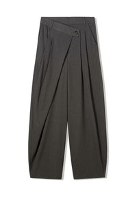 TAILORED - Hlače - mottled dark grey
