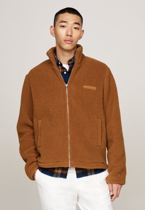 Tommy Hilfiger MONOTYPE TEXTURED - Jakna od flisa - country brown