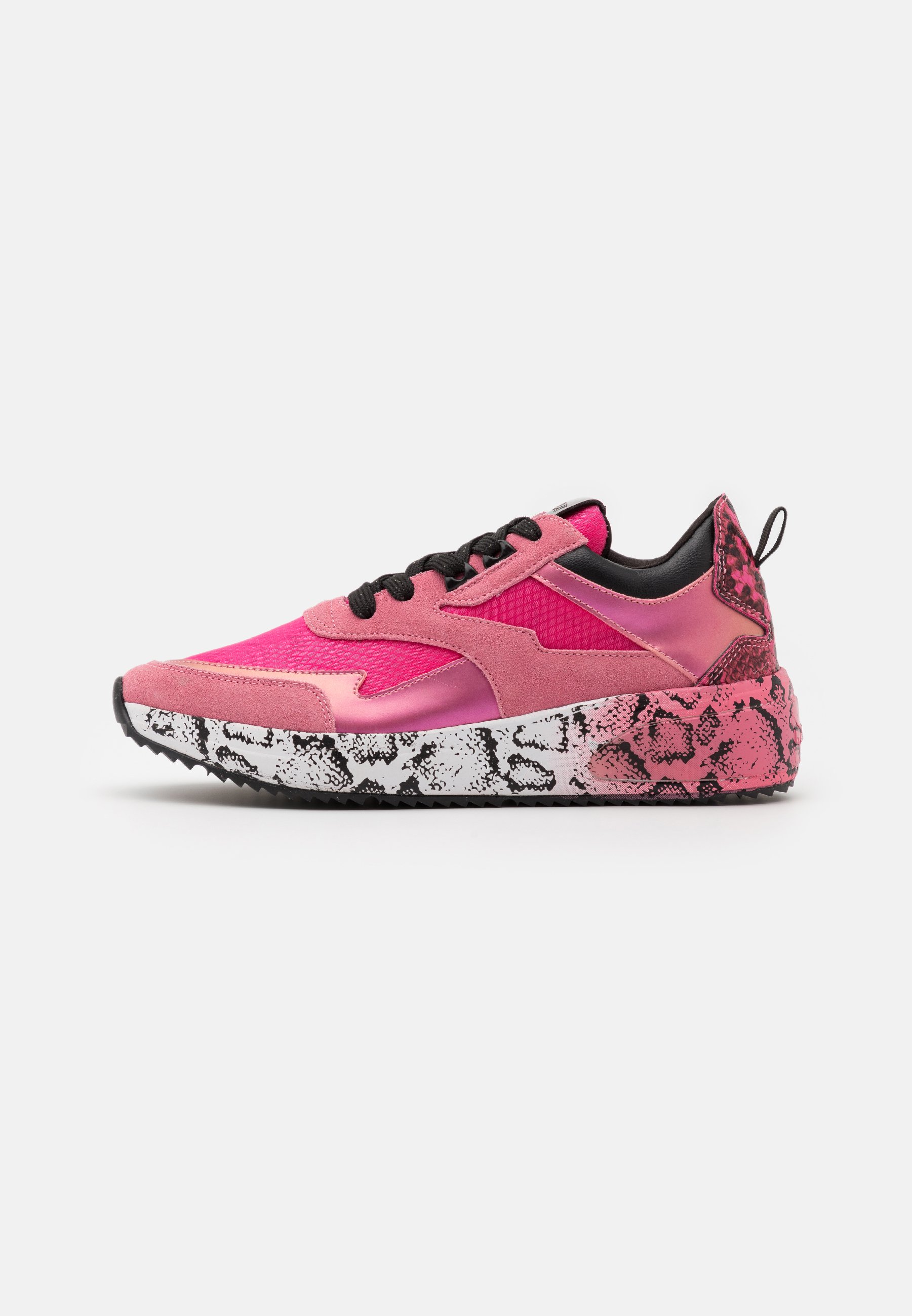 Replay SIERRA - Sneakers laag - pink/black/donkerroze - Zalando.nl