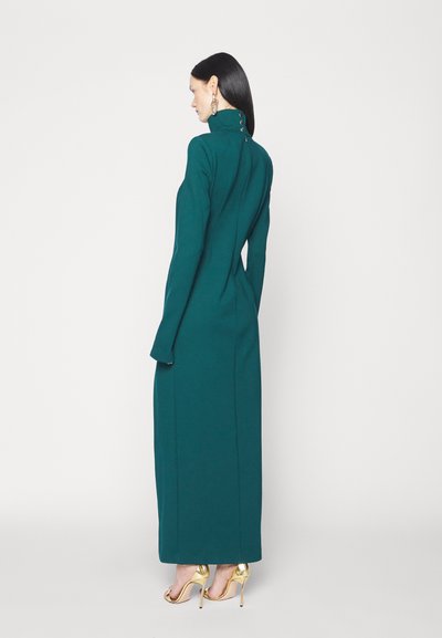 Sara Battaglia TURTLE NECK LONG DRESS - Φόρεμα από ζέρσεϊ - verde