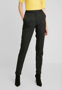 Selected Femme Tall Tygbyxor - dark grey