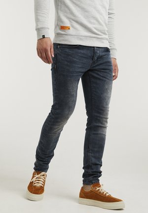 NEW RAVEN - Slim fit -farkut - dark blue