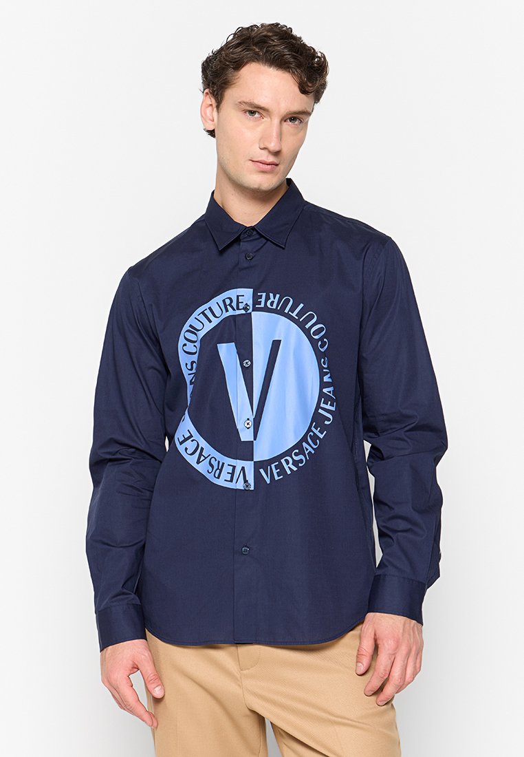 Versace Jeans Couture Overhemd donkerblauw Versace Jeans Couture Overhemd donkerblauw