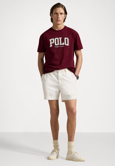 Polo Ralph Lauren CUSTOM SLIM FIT LOGO JERSEY T-SHIRT - Tricou cu imprimeu - classic wine