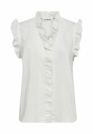 SuedaCC - Nööpidega pluus - white