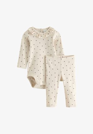Lindex, LINDEX SET WITH BODYSUIT AND LEGGINGS LINDEX UNISEX - Body - light beige