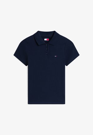 Tommy Jeans, SLIM - Pikeepaita - dark night navy