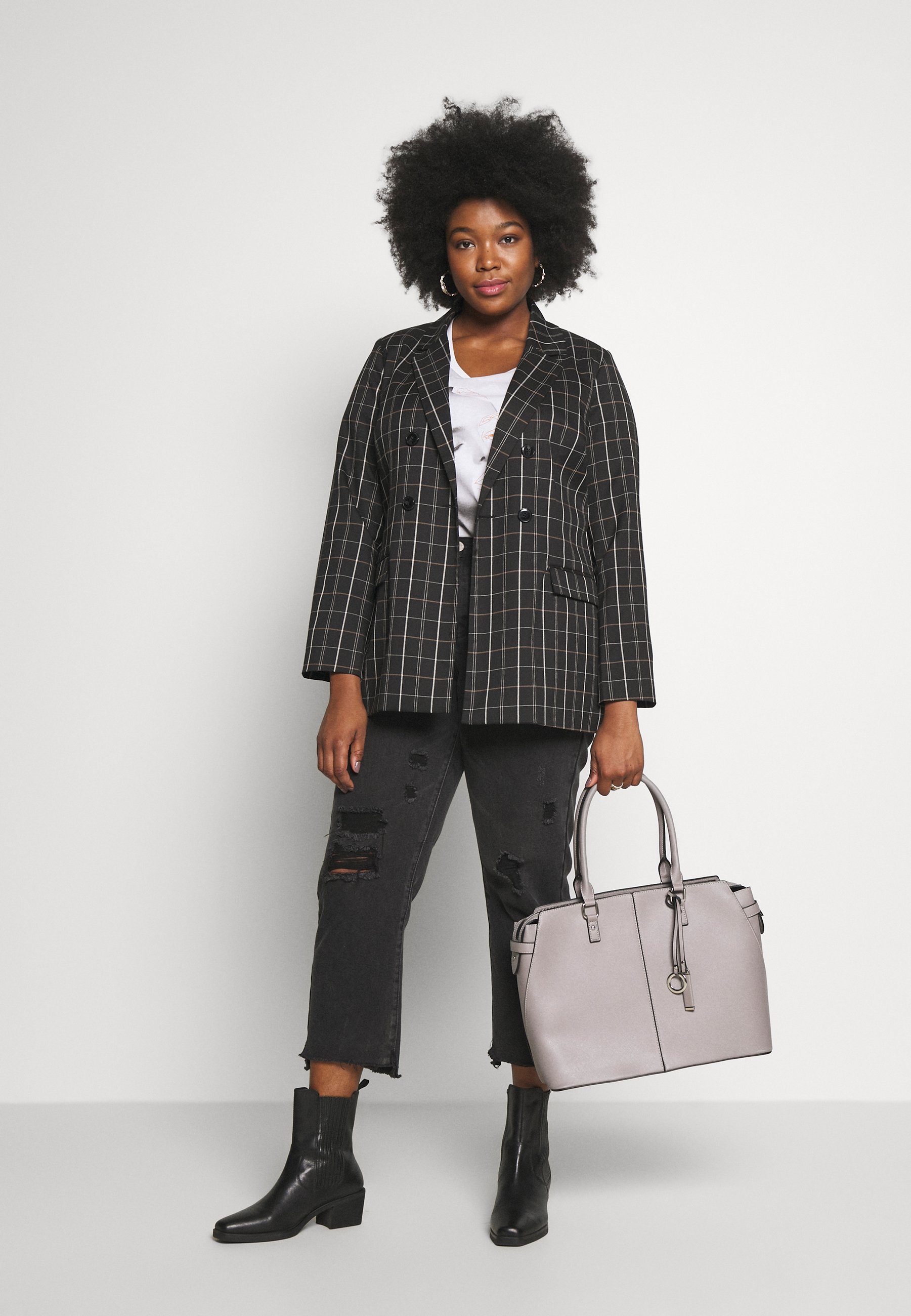 Anna Field Dataveske light greylysgrå Zalando.no Anna Field Dataveske grey Zalando.no