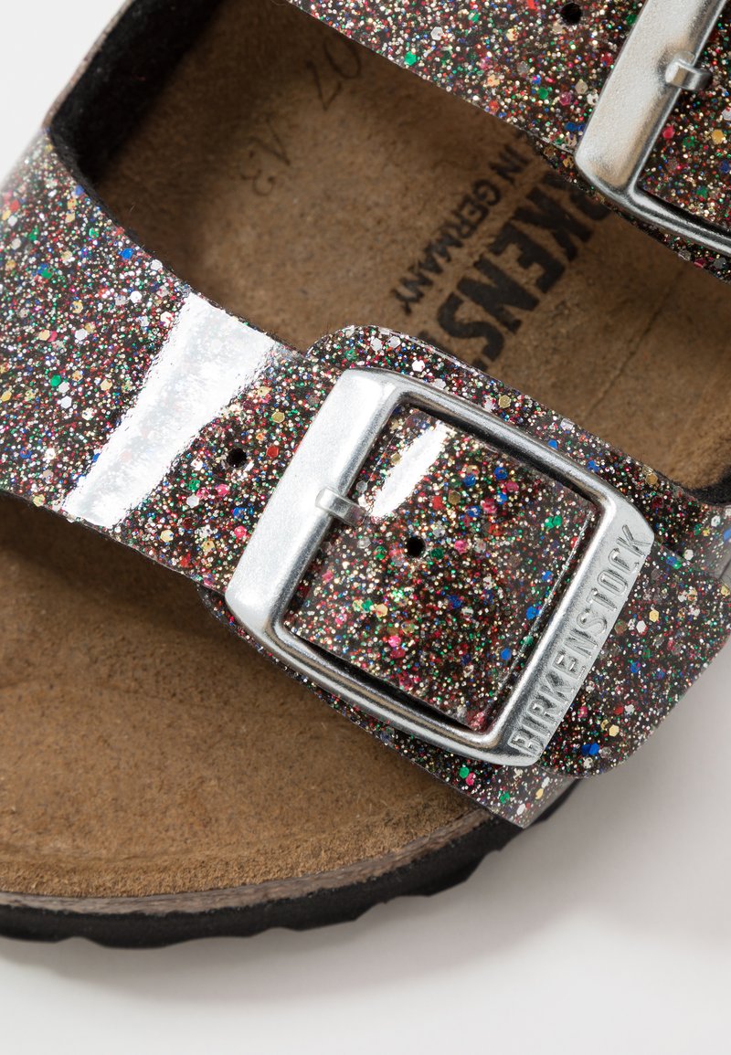 cosmic sparkle red sparkly birkenstocks