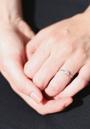 EXPLOIT Silver 925 Hands Of Saint Rita Faith Ring - Unisex, Religious, Sizes 10-21