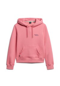 Superdry & Co ESSENTIAL LOGO - Felpa con cappuccio - camping pink
