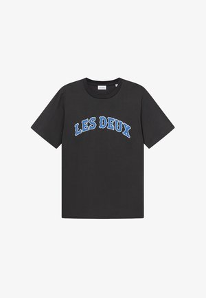 BRADY WESTERN - Nyomott mintás póló - raven grey