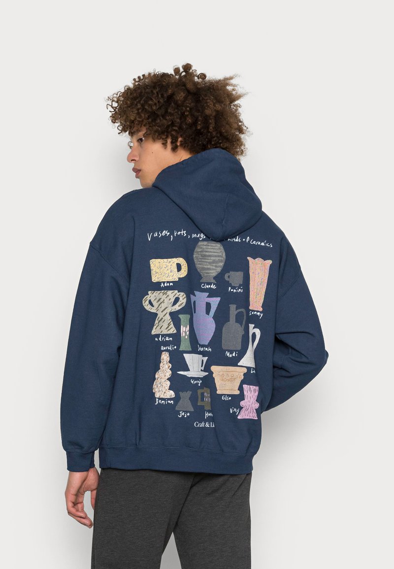 Herren Kapuzenpullover | Vintage Supply LIFE GRAPHIC HOODIE Kapuzenpullover navy/dunkelblau - DL84359 Herren Kapuzenpullover | Vintage Supply LIFE GRAPHIC HOODIE Kapuzenpullover navy/dunkelblau - DL84359