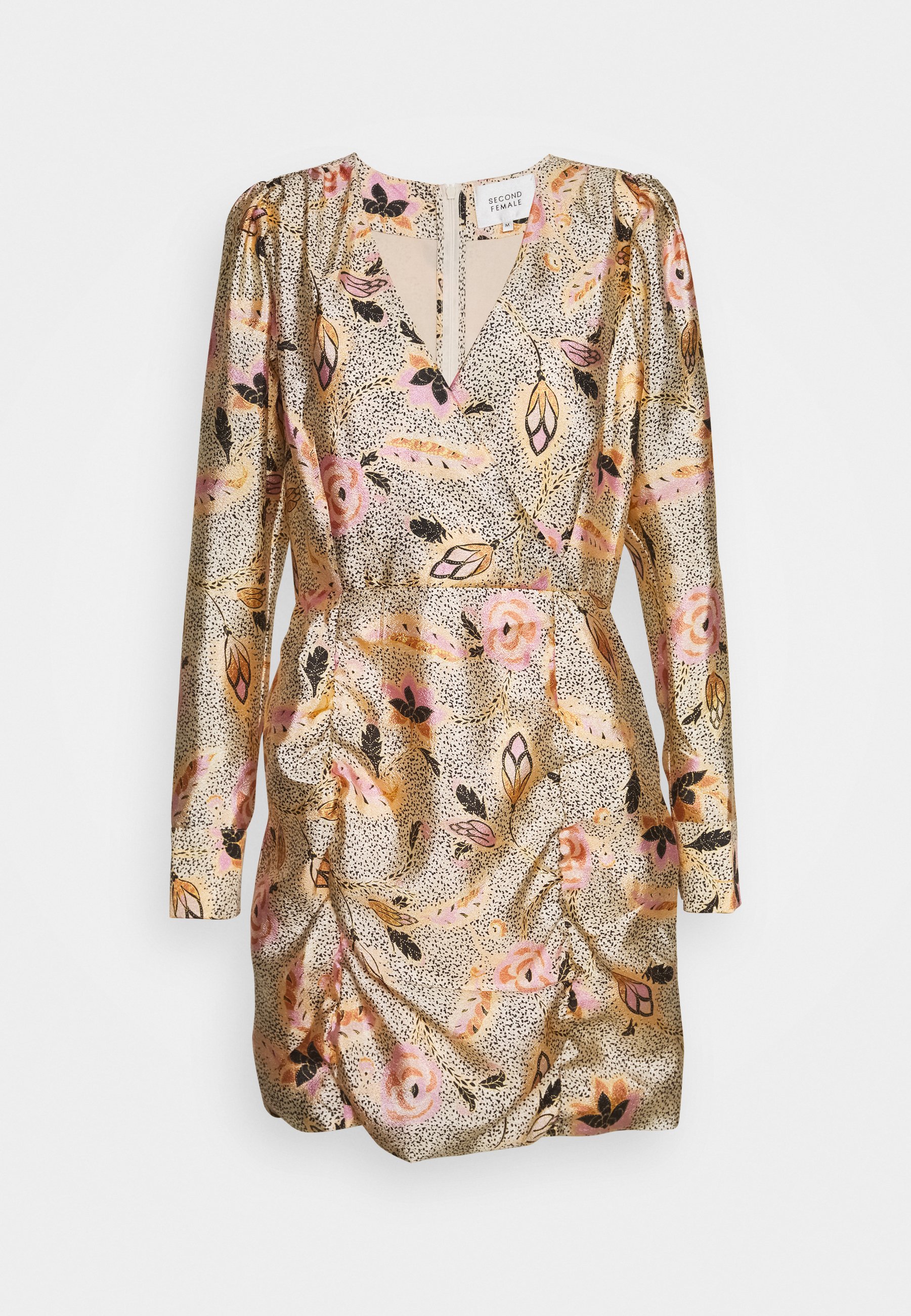 gold shift dress uk