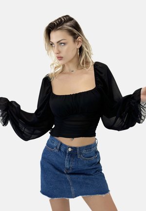 Elara Bluse - schwarz