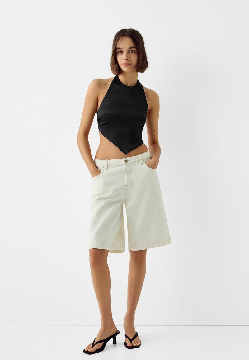 Bershka Top zwart