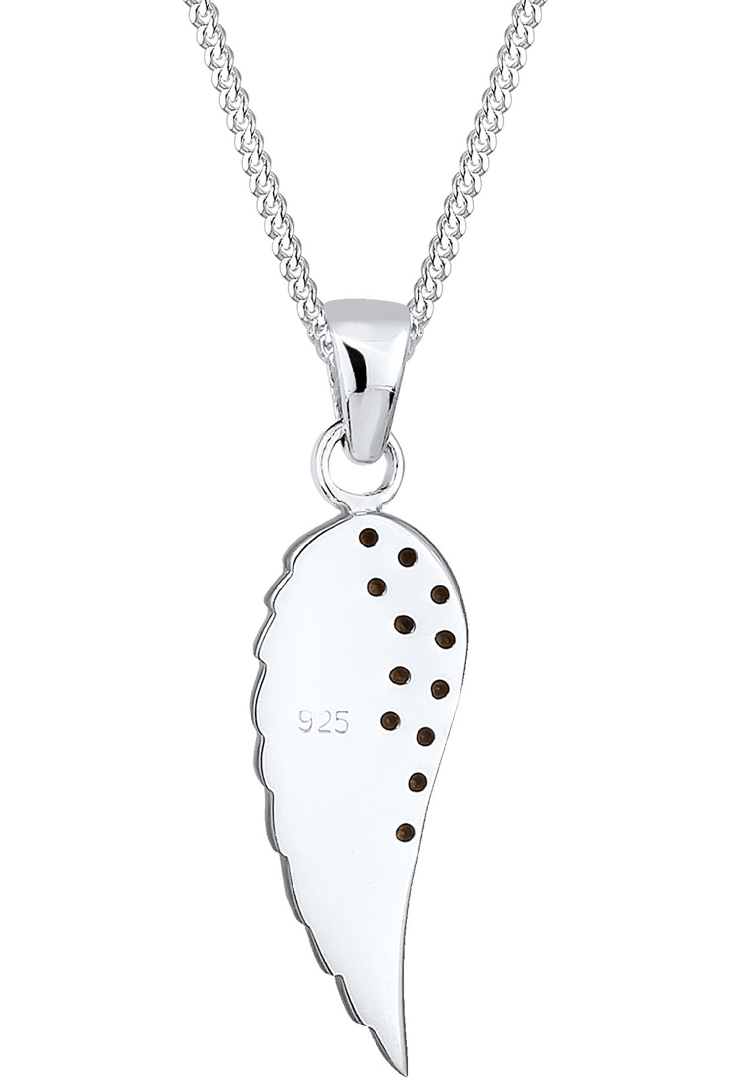 Elli Collana Con Ciondolo Piuma In Argento 925 – Stile Boho E Chic Per Donna