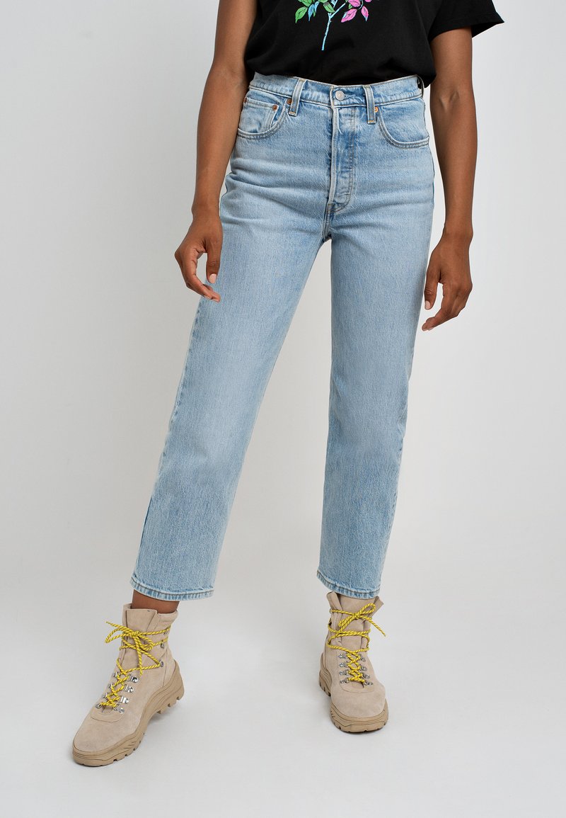 Levi's® RIBCAGE STRAIGHT ANKLE - Egyenes szárú farmer - tango light ...