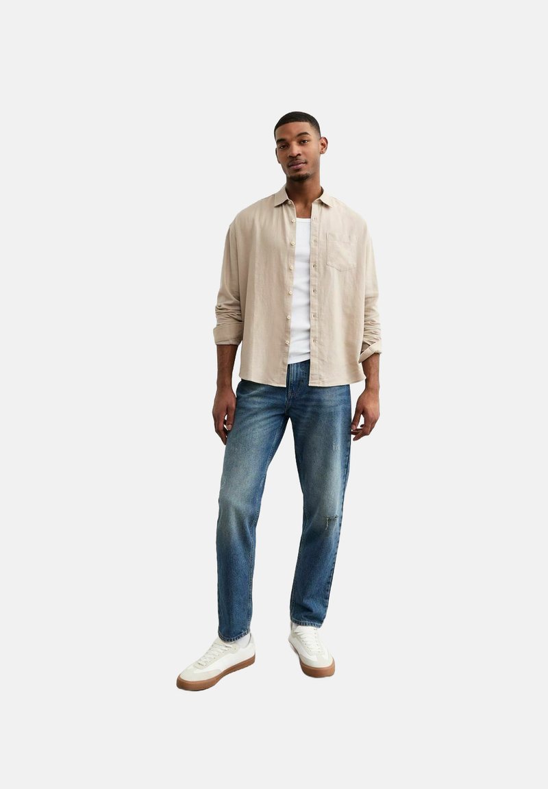 New Look - RELAXED LINEN BLEND - Camicia - stone, Ingrandire