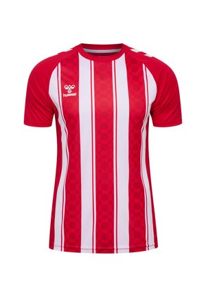 STRIPED - T-Shirt print - true red white