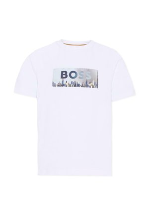 A MANICA CORTA - T-shirt con stampa - white