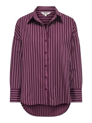 ONLY, ONLOREGON ALVA LS REG SHIRT NOOS WVN - Nööpidega pluus - grape wine