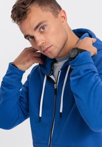 Ombre Mikina na zip - blue