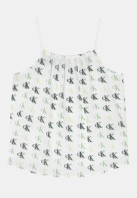 Calvin Klein Jeans MONOGRAM STRAP - Camicetta - off-white