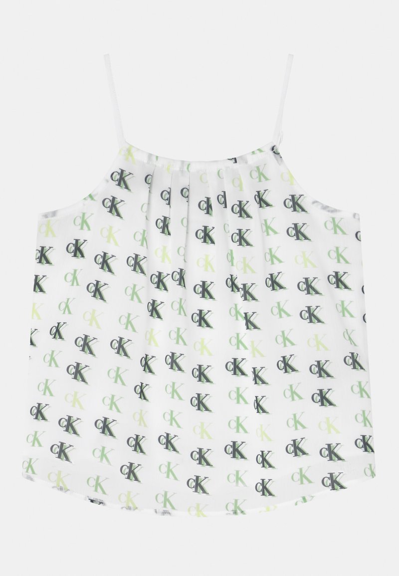 Calvin Klein Jeans MONOGRAM STRAP - Camicetta - off-white