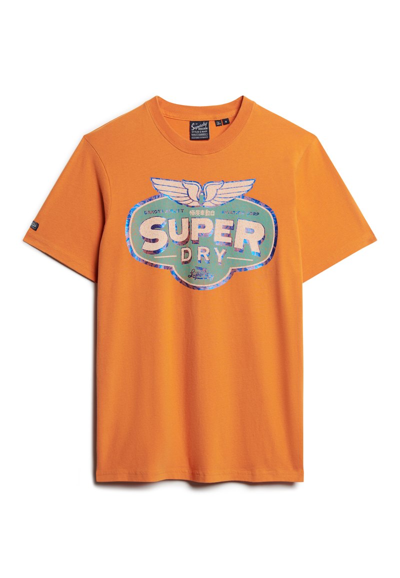 Superdry & Co T-shirt print oranje