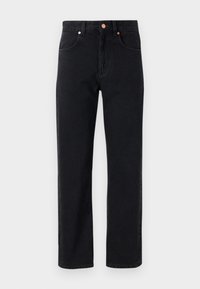 Straight leg jeans - washed black