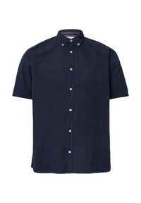 s.Oliver KURZARM MIT WASCHUNG UND TAPE - Hemd - navy
