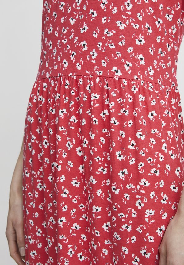 IHLISA - Jersey dress - raspberry wine flower3