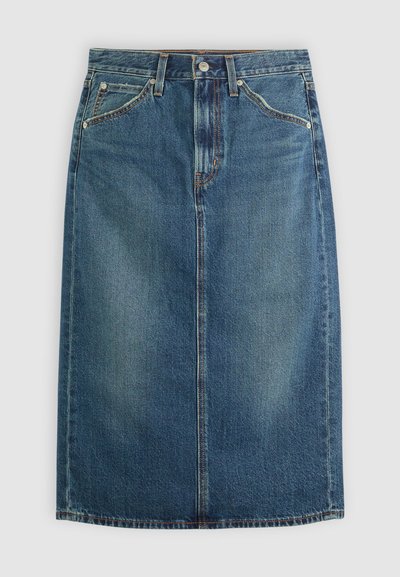 HR BACK SLIT SKIRT - Jupe en jean - review time