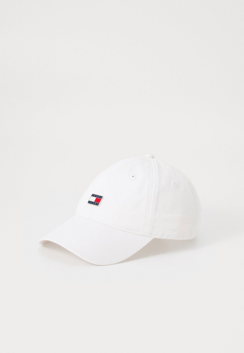 Tommy Jeans HERITAGE PLAQUE UNISEX - Cap - ancient white