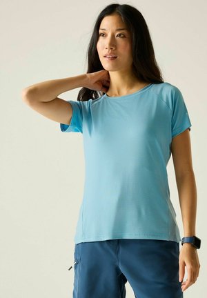 Regatta, REGATTA LIMONITE SHORT SLEEVED MARL T-SHIRT T-SHIRTS - Camiseta deportiva - washed denim