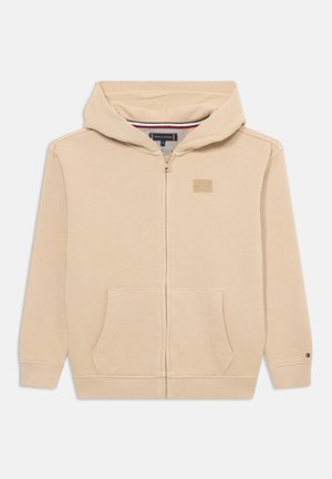 TONAL FLAG ZIP HOODIE UNISEX - Sudadera con cremallera - gentle gold