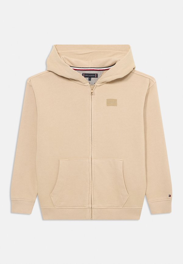 TONAL FLAG ZIP HOODIE UNISEX - Zip-up sweatshirt - gentle gold