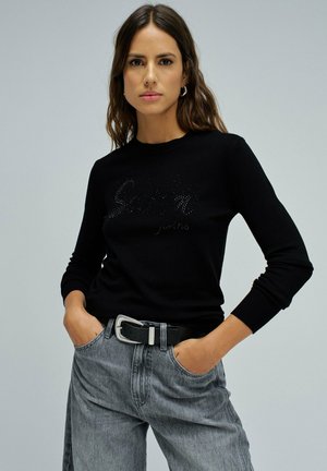 LANGARM - Pullover - schwarz