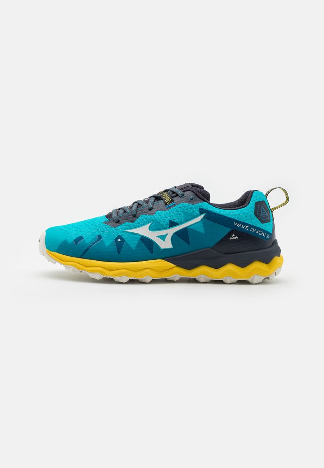 WAVE DAICHI 6 - Laufschuh Trail - scuba blue/snow white/sulphur
