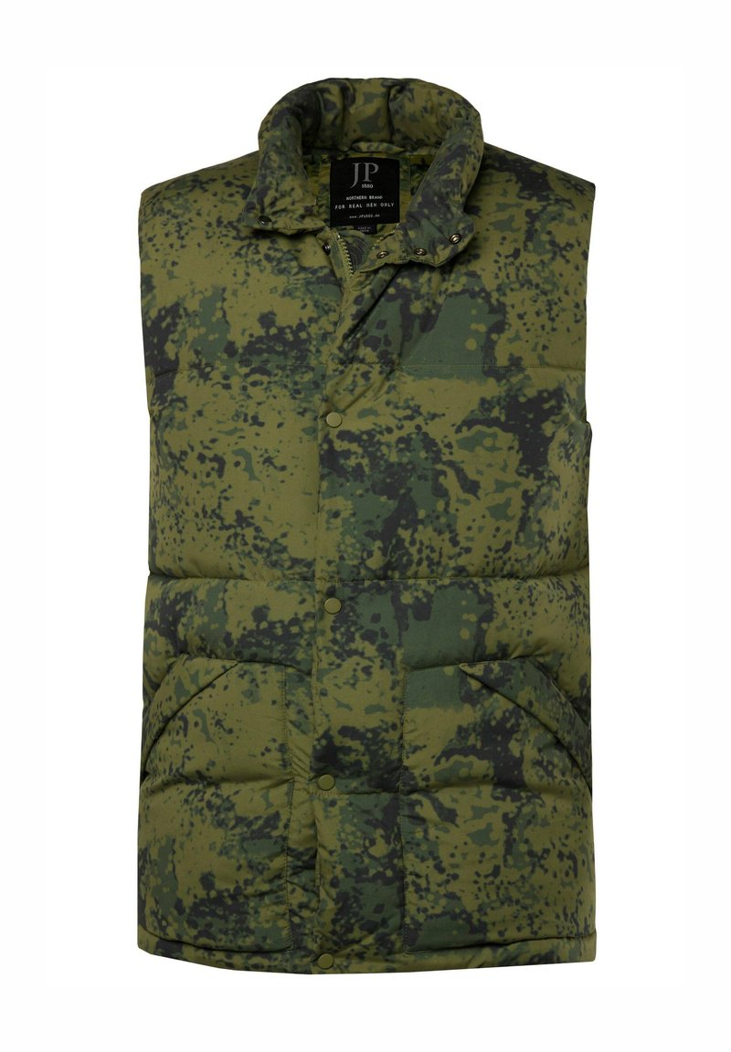 JP1880 OUTDOOR CAMOUFLAGE - Weste - cactus/dunkelgrn - Zalando