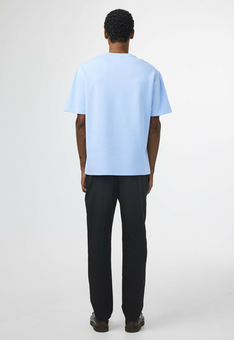 NN.07 LOGO - T-shirt - bas - powder blue